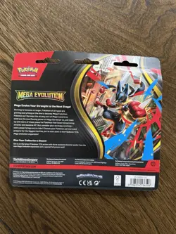 Pokemon Mega Evolution 3 Pack Blister Scarlet & Violet Sealed w/Psyduck Promo - Image 2