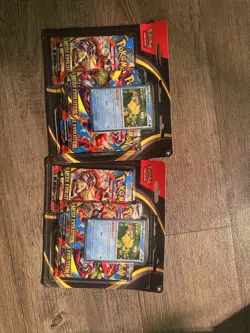 Pokemon Mega Evolution 3 Pack Blister ME07 Psyduck Sealed New Lot of 2 - Image 1