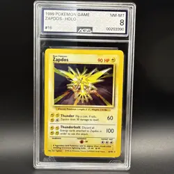 Pokemon TCG Zapdos Holo Rare Base Set 16/102 WOTC Vintage 1999 - Image 1