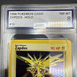 Pokemon TCG Zapdos Holo Rare Base Set 16/102 WOTC Vintage 1999 - Image 5