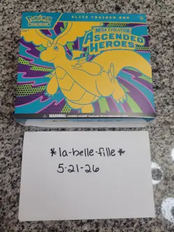 Pokemon TCG Ascended Heroes ETB Elite Trainer Box (Factory Sealed / Brand New) - Image 1