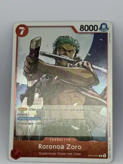 Roronoa Zoro - OP14-015 The Azure Sea’s Seven Foil Rare (R) - Image 2