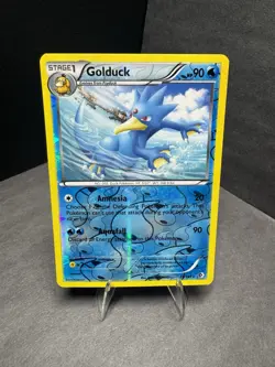 Pokemon TCG Golduck 35/149 Reverse Holo Rare Card Blundaries Crossed 2012 - Image 2