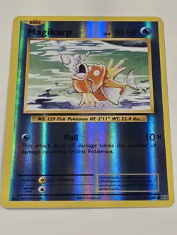 Magikarp Common XY Evolutions 33/108 Water Reverse Holo Pokemon Card - Image 2