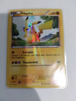 Pokemon TCG Pikachu Black and White Card 115/114 Secret Rare - Image 1