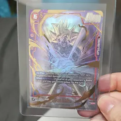 Bandai DBS Card Game Son Goku FB04-129 SCR Holo Alt Art 40000 6 EN - Image 1