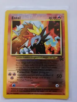 Entei REVERSE HOLO #34 (NM/M) Black Star PROMO Pokemon Cards - Image 1