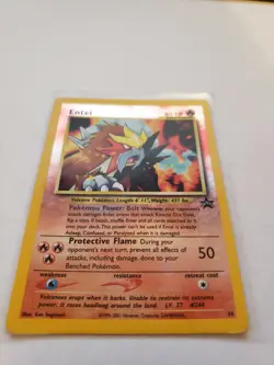 Entei REVERSE HOLO #34 (NM/M) Black Star PROMO Pokemon Cards - Image 2