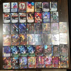 46x UFS Universal Fighting System CCG TCG Card Lot Mortal Mega Foils Demo P R - Image 1