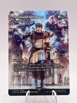 Newfound Adventure (Farseek) 0045 Borderless Final Fantasy FCA MTG NM - Image 1