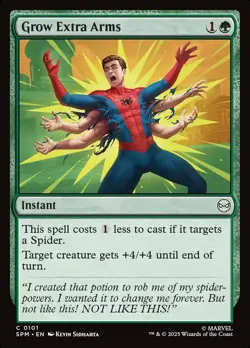Grow Extra Arms (101) – Marvel's Spider-Man SPM – MTG Magic the Gathering - Image 1