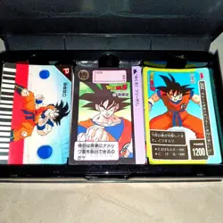Dragon Ball Amada Collection Card Case Vegeta Trunks Goku Used - Image 4