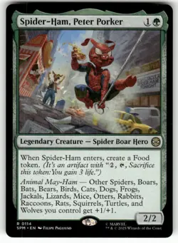 Spider-Ham, Peter Porker 114 Rare Marvel's Spider-Man Magic: The Gathering NM - Image 1