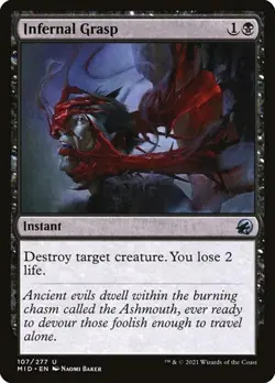 2x Infernal Grasp MID NM MTG - Image 1