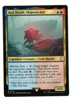 MTG Red Death, Shipwrecker Universes Beyond: Fallout Magic The Gathering TCG - Image 1