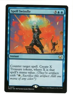 MTG Spell Swindle Commander March of the Machine Magic The Gathering TCG - Image 1