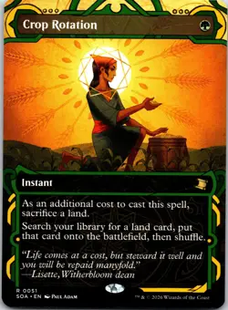 Crop Rotation 51 Secrets of Strixhaven: Mystical Archive Magic: The Gathering NM - Image 1