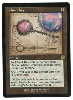 MTG Cloud Key Schematic Retro Frame Brothers War Magic The Gathering TCG - Image 1