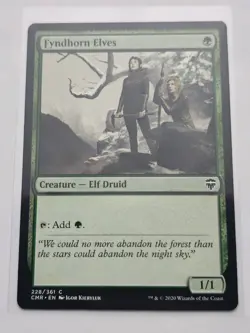 Mtg - Fyndhorn Elves - Commander Legends (CMR) - Common - #228 - NM - Image 1