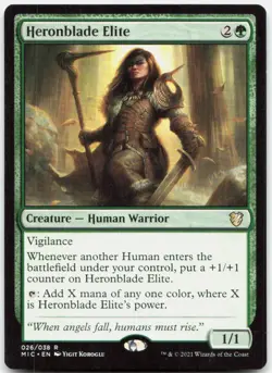 Heronblade Elite 26 Commander: Innistrad: Midnight Hunt Magic: The Gathering NM - Image 1