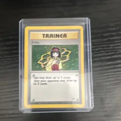 Pokemon TCG Gym Heroes Erika 16/132 Trainer Unlimited Rare English 2000 WotC - Image 1