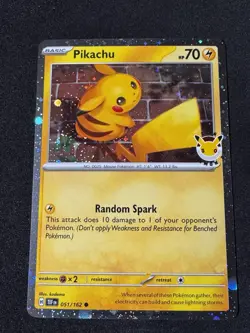 Pikachu 051/162 Pokemon Day 2026 - Pokemon TCG Temporal Forces 30th Anniv Promo - Image 1