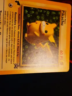 MP Pokemon (World Collection) PIKACHU Card BLACK STAR PROMO Set #1 Portuguese - Image 3