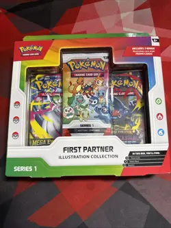 Pokemon TCG First Partner Illustration Collection Series 1 Kanto Promo 2 Packs - Image 1
