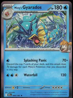 Misty's Gyarados 049/182 Rare Destined Rivals Pokemon Holo Near Mint - Image 1