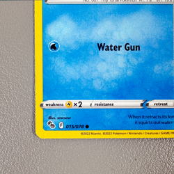Pokemon TCG Card - Squirtle 15/78 Common | 2022 Pokemon Go | NM/Mint - Image 5