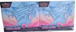 2 Pokemon TCG Mega Evolution Chaos Rising Pokemon Center Elite Trainer Box(ETB) - Image 1