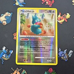 Munchlax Rising Rivals 70/111 Reverse Holo NM Mint Pokemon TC - Image 1