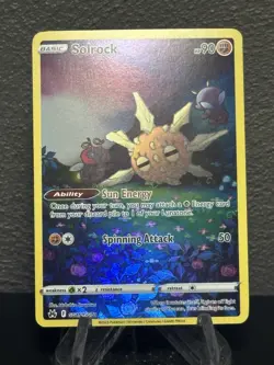 Solrock GG15/GG70 Holo Rare - Crown Zenith Pokemon Card Galarian Gallery - NM - Image 1