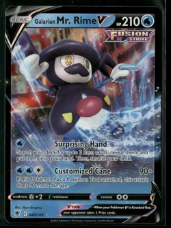 Galarian Mr. Rime V 049/189 Holo V Rare Astral Radiance Pokemon Near Mint - Image 1