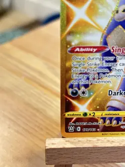 Pokemon TCG Houndoom 179/163 Secret Rare NM Full Art Holo SWSH Battle Styles - Image 3