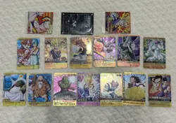 Dragon Ball Explosive Impact 13 Card Set Rare Gojita Vegito Janemba Used - Image 2