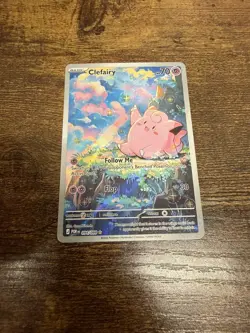 Clefairy 094/088 Pokemon Perfect Order Full Art Illustration Rare Pokemon NM - Image 2