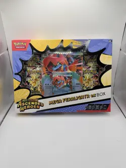 Pokemon TCG Ascended Heroes Mega EX Box Lot (3) Emboar Feraligatr Meganium NEW - Image 4