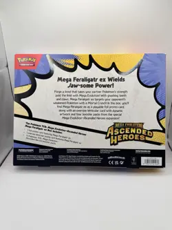 Pokemon TCG Ascended Heroes Mega EX Box Lot (3) Emboar Feraligatr Meganium NEW - Image 5