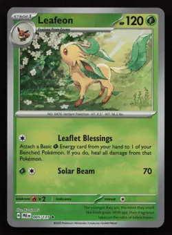 Leafeon (Poke Ball Pattern) #005/131 SV: Prismatic Evolutions Pokemon (1S) - Image 1