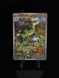 Pokemon Servine Full Art Holo Illustration Rare Sv: Black Bolt 088/086 - Image 1
