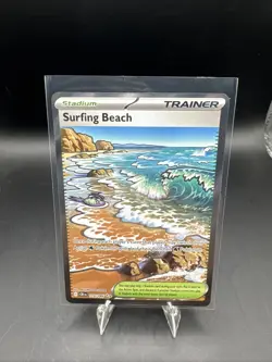 Pokemon TCG - Surfing Beach 114/086 - Ultra Rare - Chaos Rising - NM/M in Hand - Image 1