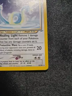 Pokemon 1st Edition Light Dragonair 22/105 Neo Destiny Regular - Image 5