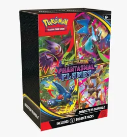 Pokemon TCG Mega Evolution—Phantasmal Flames Booster Bundle Box 6 Packs EN 2025 - Image 1