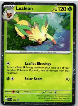 Leafeon (Cosmos Holo) 170 Holo Promo Scarlet & Violet Promo Pokemon NM - Image 1