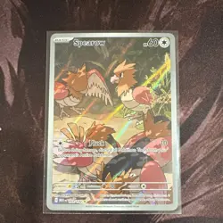 Pokemon TCG Spearow 151/132 Me01 Mega Evolution Holo Basic 60 HP EN Pluck - Image 1