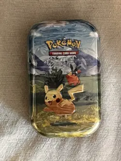 Ascended Heroes Pikachu Mini Tin - Pokemon TCG Sealed Pikachu and Tepig Mini Tin - Image 1