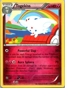 Pokemon TCG Togekiss 45/108 Roaring Skies NM - Image 1