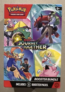 Pokemon TCG Journey Together Factory Sealed Booster Bundle Box with 6 packs - Image 1
