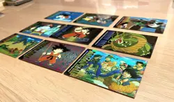 Dragon Ball Carddass Set USA 1996 Reflector Kira 1 Card 8 Normal Cards - Image 3